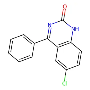 6-chloro-4-phenyl-1H-quinazolin-2-one structure