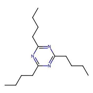 2,4,6-tributyl-1,3,5-triazine structure