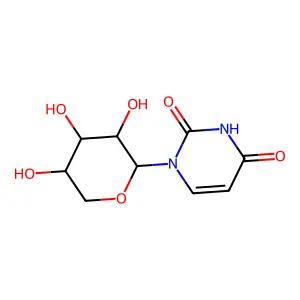 1-(3,4,5-trihydroxyoxan-2-yl)pyrimidine-2,4-dione structure