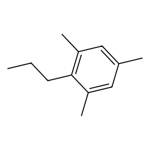 1,3,5-Trimethyl-2-propylbenzene structure