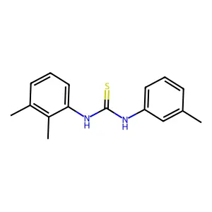 1-(2,3-dimethylphenyl)-3-(3-methylphenyl)thiourea structure