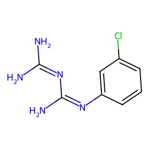 1-(3-Chlorophenyl)biguanide structure