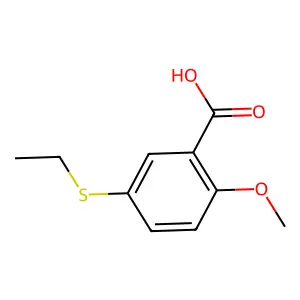 Compound C10H12O3S structure