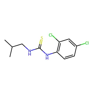 1-(2,4-dichlorophenyl)-3-(2-methylpropyl)thiourea structure