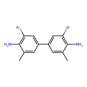 (1,1'-Biphenyl)-4,4'-diamine, 3,3'-dibromo-5,5'-dimethyl- structure