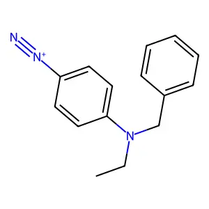 Compound C15H16N3+ structure