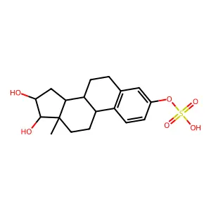 Estriol 3-sulfate structure