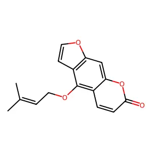 Isoimperatorin structure