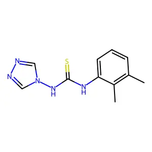 1-(2,3-dimethylphenyl)-3-(1,2,4-triazol-4-yl)thiourea structure