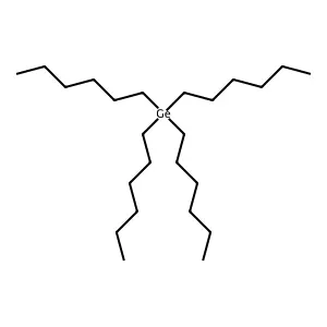 Tetrahexylgermane structure