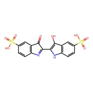 INDIGOTINDISULFONIC ACID structure