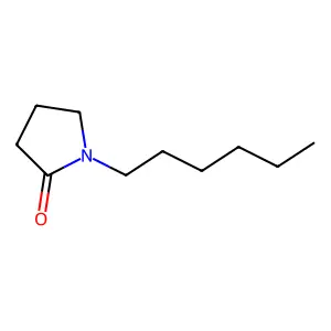 1-hexylpyrrolidin-2-one structure