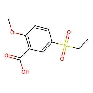 Compound C10H12O5S structure