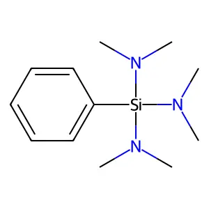 Tris(dimethylamino)phenylsilane structure