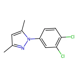 1-(3,4-dichlorophenyl)-3,5-dimethylpyrazole structure