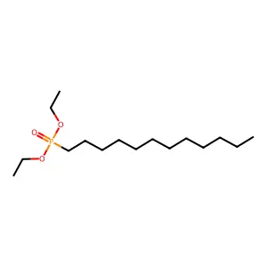 Diethyl dodecylphosphonate structure