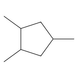 (1alpha,2alpha,4beta)-1,2,4-Trimethylcyclopentane structure