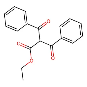 ethyl 2-benzoyl-3-oxo-3-phenylpropanoate structure