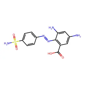 Sulfachrysoidine structure