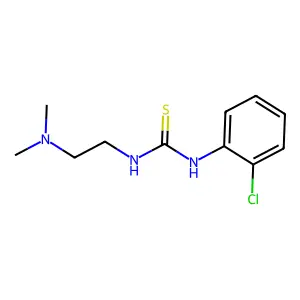 1-(2-chlorophenyl)-3-[2-(dimethylamino)ethyl]thiourea structure