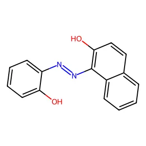 1-(2-hydroxyphenylazo)-2-naphthol structure