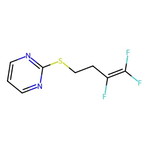 Compound C8H7F3N2S structure