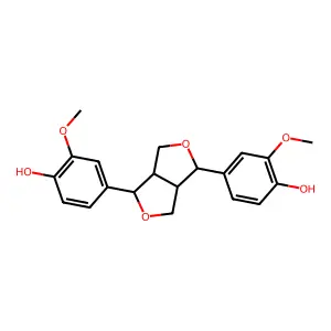 Pinoresinol structure