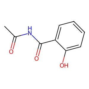 N-Acetyl-2-hydroxybenzamide structure