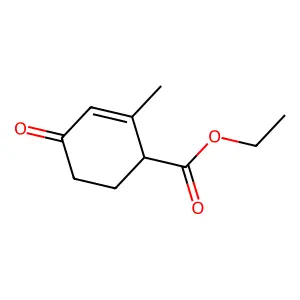 ethyl 2-methyl-4-oxocyclohex-2-ene-1-carboxylate structure