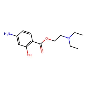 Hydroxyprocaine structure