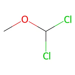 Dichloromethyl methyl ether structure