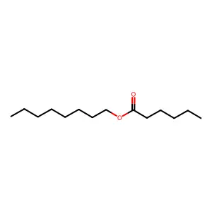 Octyl hexanoate structure