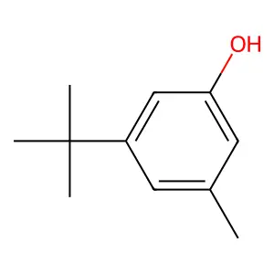 3-tert-butyl-5-methylphenol structure