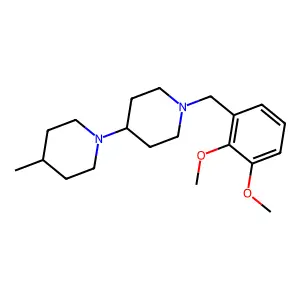 1-[(2,3-dimethoxyphenyl)methyl]-4-(4-methylpiperidin-1-yl)piperidine structure