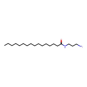 Hexadecanamide, N-(3-aminopropyl)- structure