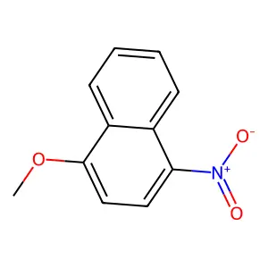 Naphthalene, 1-methoxy-4-nitro- structure