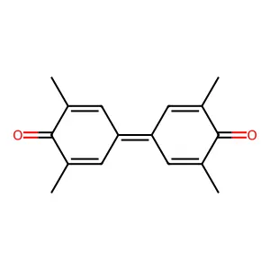 4-(3,5-dimethyl-4-oxocyclohexa-2,5-dien-1-ylidene)-2,6-dimethylcyclohexa-2,5-dien-1-one structure
