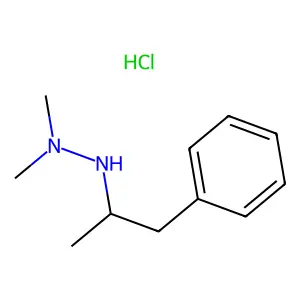 1,1-dimethyl-2-(1-phenylpropan-2-yl)hydrazine;hydrochloride structure