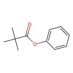 phenyl 2,2-dimethylpropanoate structure