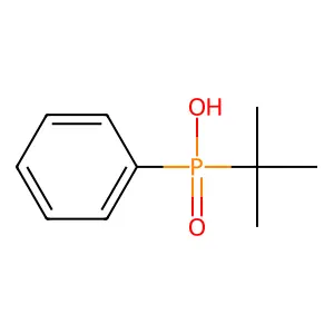 tert-Butylphenylphosphinic acid structure