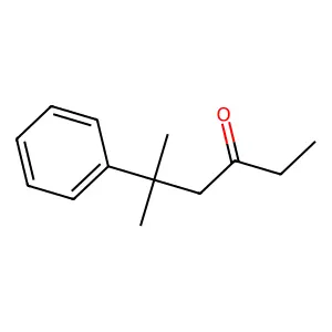5-Methyl-5-phenylhexan-3-one structure