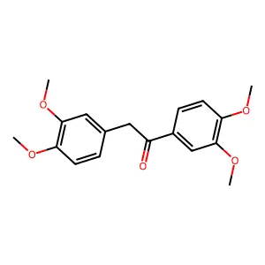 1,2-bis(3,4-dimethoxyphenyl)ethanone structure