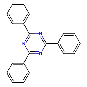 2,4,6-Triphenyl-1,3,5-triazine structure