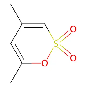 4,6-dimethyloxathiine 2,2-dioxide structure