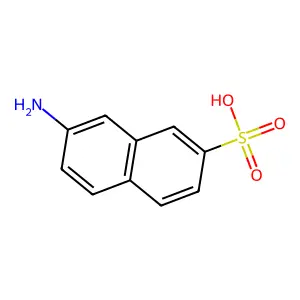 7-aminonaphthalene-2-sulfonic acid structure