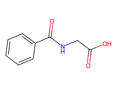 Hippuric acid structure