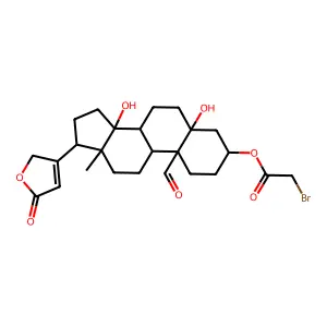 Strophanthidin 3-bromoacetate structure