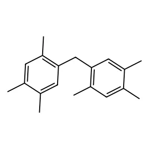 Benzene, 1,1'-methylenebis(2,4,5-trimethyl- structure