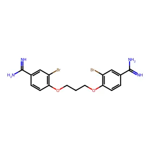 Dibrompropamidine structure