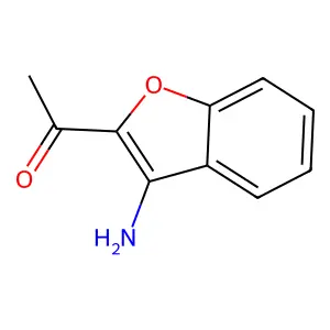1-(3-amino-1-benzofuran-2-yl)ethanone structure